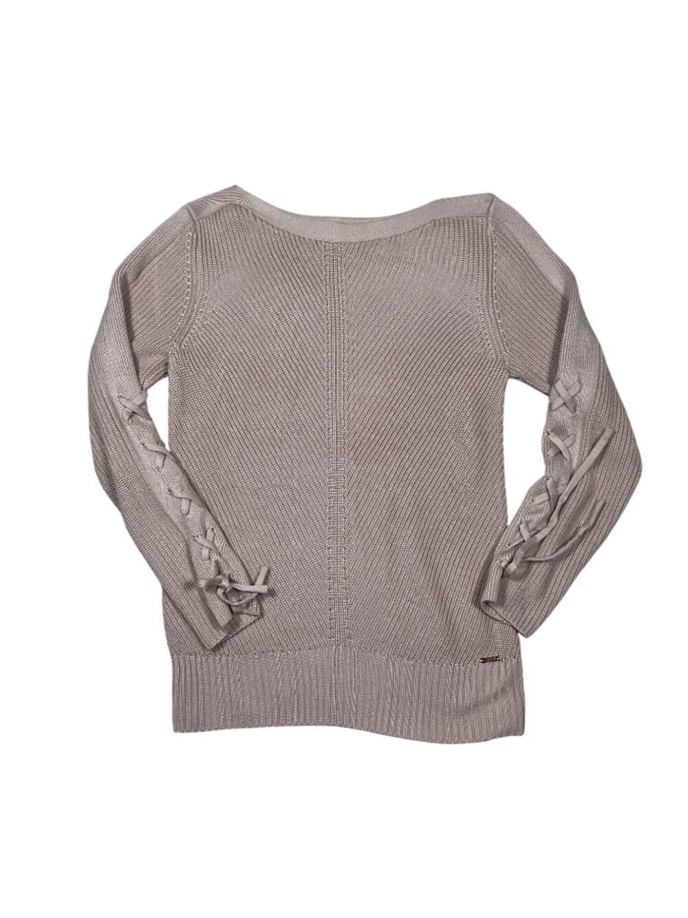 Ivanka Trump Women’s Sweater – Medium – Classic Tie Detail Sleeves – Elegant Kni